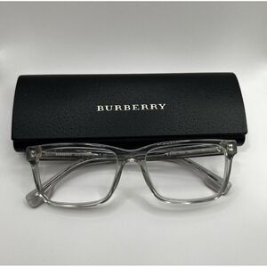 Burberry BE2320 Heath Transparent Grey Glasses Pre-Owned Excellent
